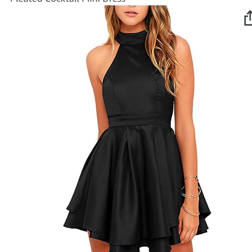 Black Halter dress